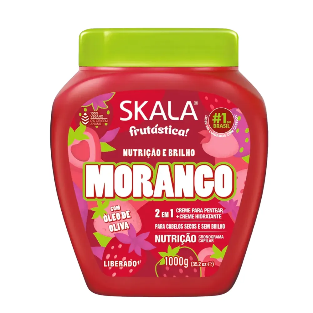 Skala Frutástica Morango Crema Para Peinar 2 en 1 – 1k